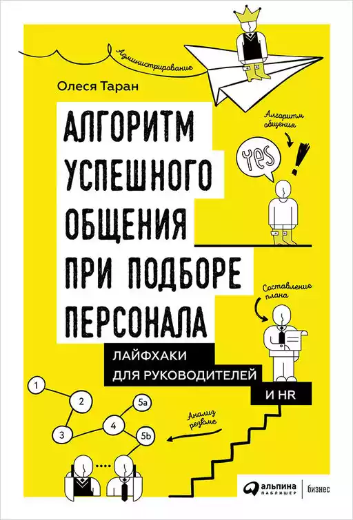 Алгоритм успешного общения при подборе персонала обложка.