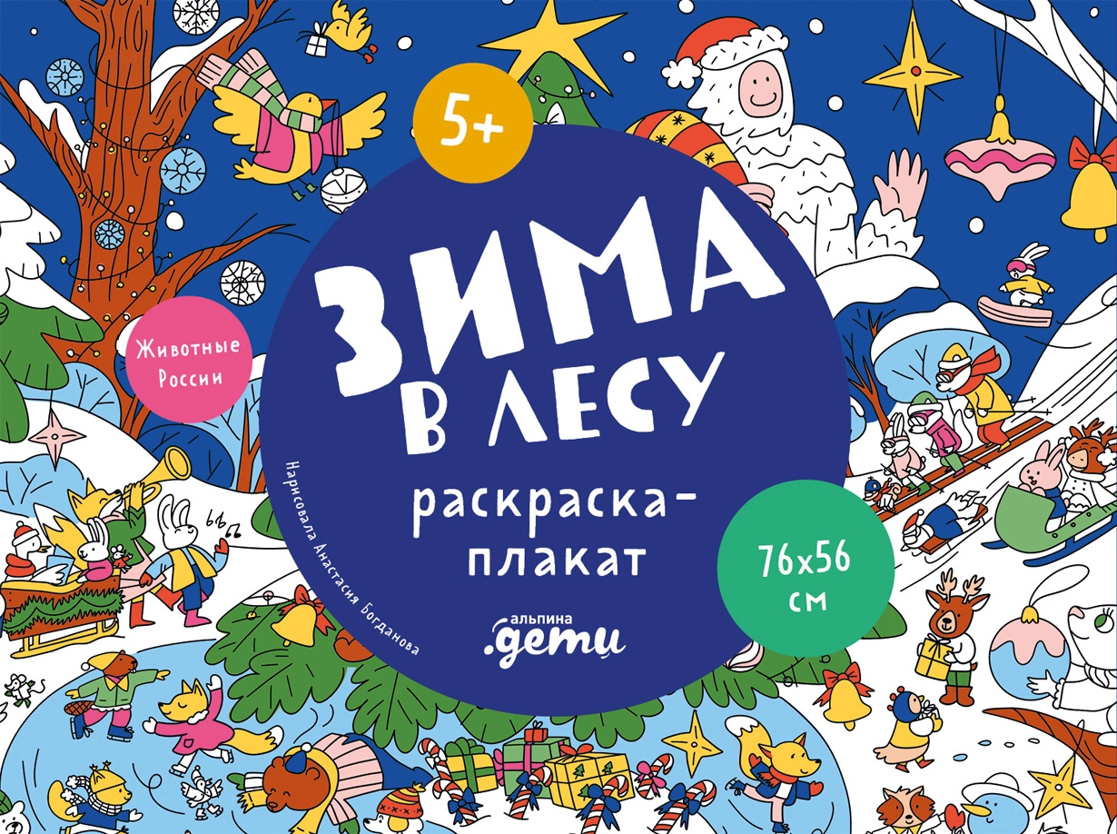 Зима в лесу обложка.
