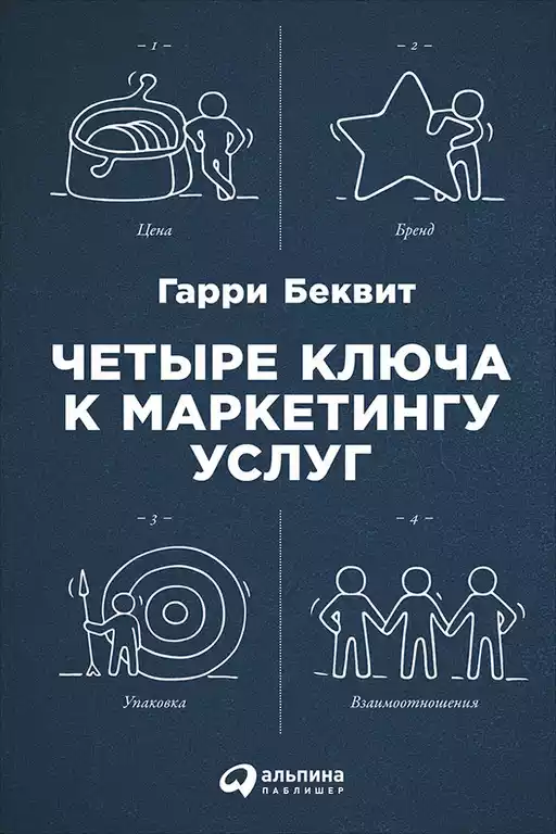 Четыре ключа к маркетингу услуг обложка.