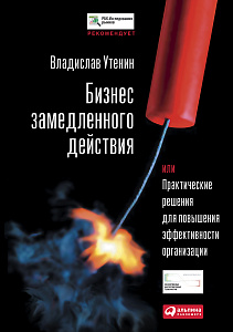 Бизнес замедленного действия или Практические решения для повышения эффективности организации обложка. Бизнес замедленного действия или Практические решения для повышения эффективности организации обложка.