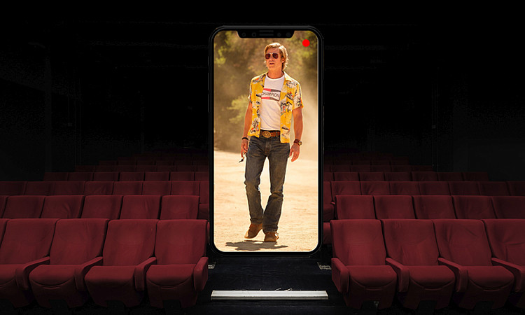 Брэд Питт в прямом эфире на вашем мобильном